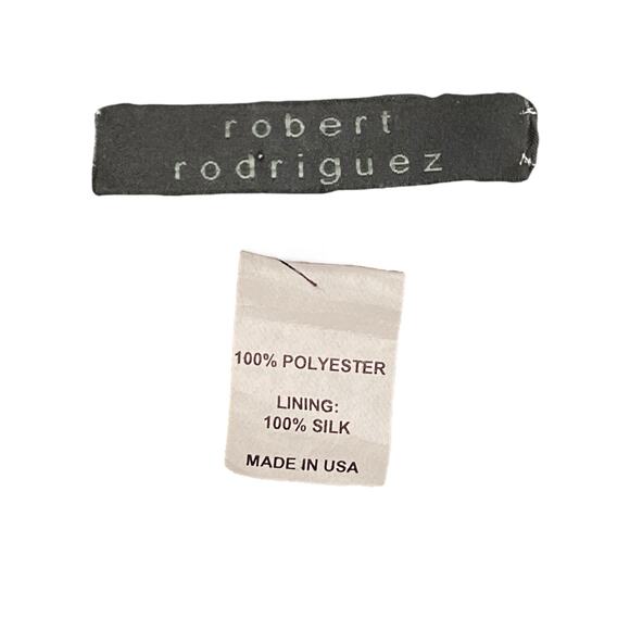 Robert Rodriguez Women’s Dress Size M “ Chic Little Devil” Back Zipper Charcoal - Picture 4 of 4